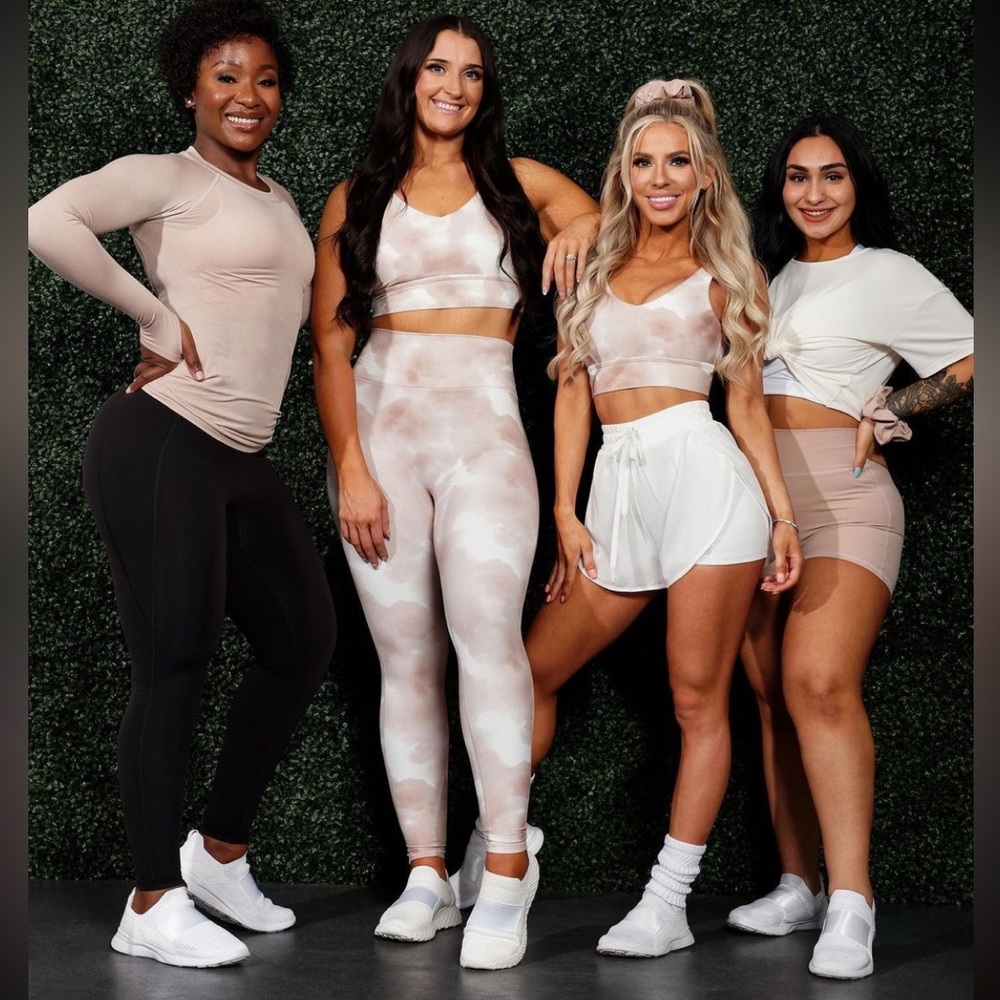 BuffBunny Collection Legacy Legging Beige Swirl from Sugar Rush Launch